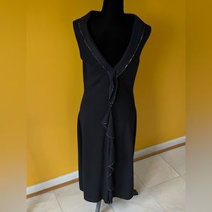 St. John ruffle dress